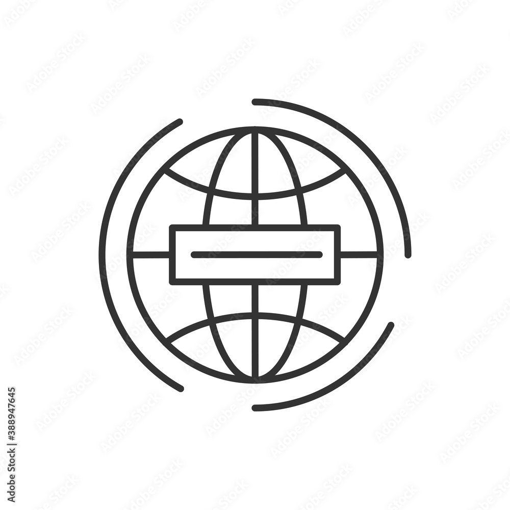 Poster web icon. website icon page symbol for your web design. internet world vector. browser. vector black