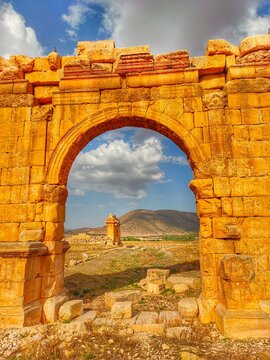 Monuments Diana Veteranorum,ancient Roman-Berber city in Algeria.