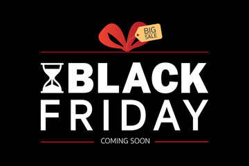 Black Friday 2023 coming soon design template. Vector illustration of year's biggest and most important sales advertising campaign.