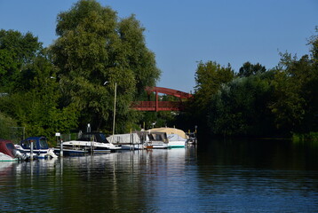 Marina und Brücke in Brandenburg an der Havel