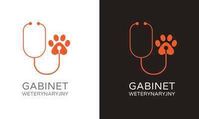 Simple logo for vet