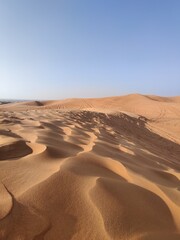 Fototapeta na wymiar sand dunes in UAE