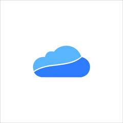 logo cloud vector icon templet