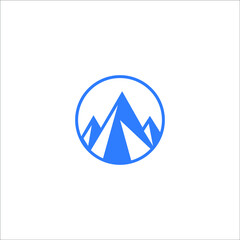 logo mountain vector icon templet