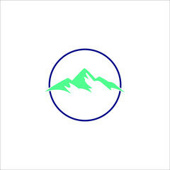 logo mountain vector icon templet