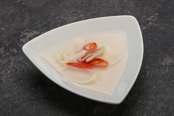 Vietnamese vinegar sauce with chili