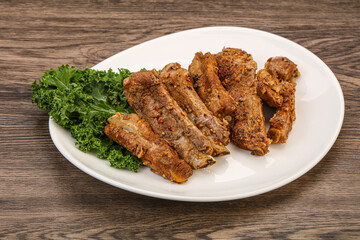 Stewed pork ribs with spices