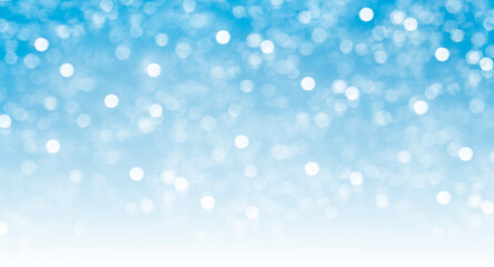  Festive blurry light blue bokeh background