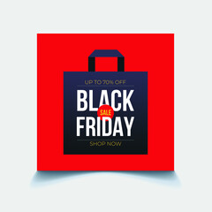 Black Friday Big Sale Social Media Banner Template Design
