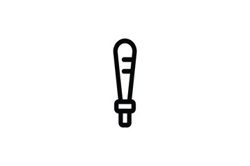 Sport Equipment Icon - Baseball Stick