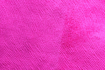 close-up of a pink fabric background