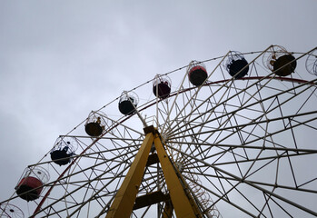 Ferries wheel in the end of season.