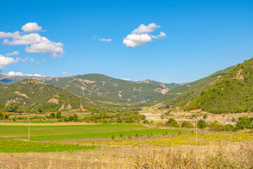 Beautiful and quiet nature landscape.