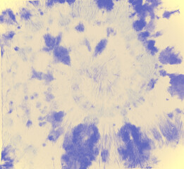 Obraz na płótnie Canvas Purple Tie Dye Effects. Circular Ink Style. Batik 