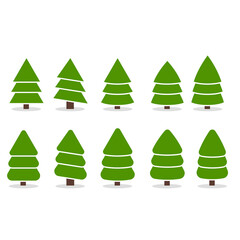 Christmas tree in natural condition. Can be used for greeting card. Vector illustration EPS10