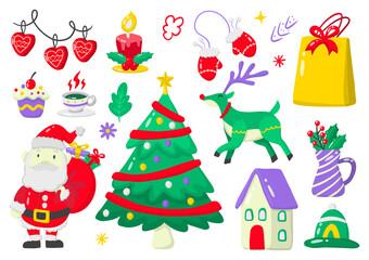 christmas label Vector Logo for banner