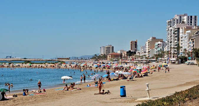 Beach in Vinaros, Castellon - Spain
