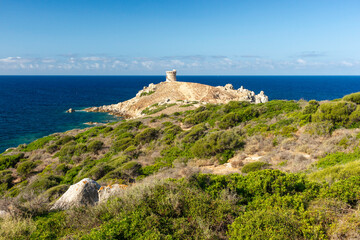 Punta d'Omigna an der Westküste Korsikas