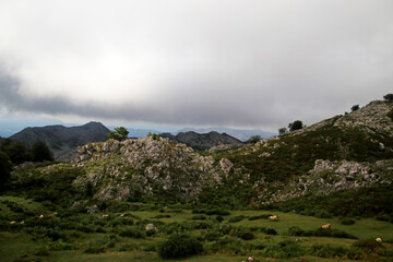 Mountainous landscape in Northern Spain