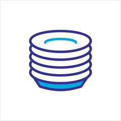 plates, dishes icon, vector, design trendy