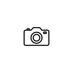 Camera line icon, Camera symbol for web
