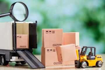 Tracking cargo from loading and transporting by truck