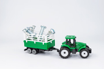 Concept: delivery of spare parts for agricultural machinery