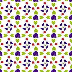 seamless pattern with flowers