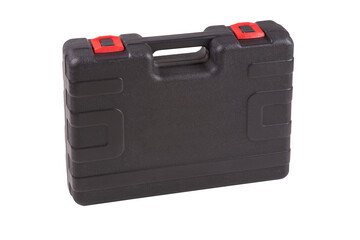 black toolbox isolated on white background