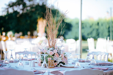 wedding table setting