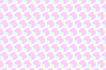 Seamless pattern background made of pastel color circles. The pattern seamlessly fills any shape