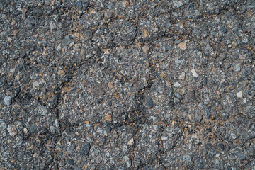Old road asphalt texture