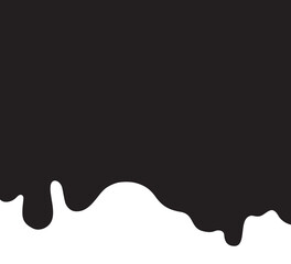 Slime pattern. Abstract slime background. Black and white illustration