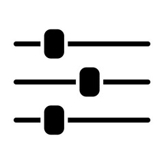 Equalizer or setting icon