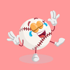 
cute baseball mascot