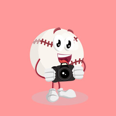 
cute baseball mascot