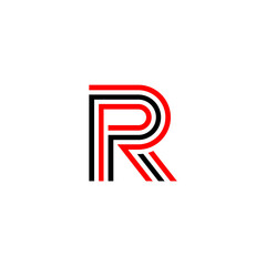PR letters monogram logo.