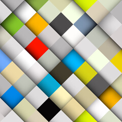 Diagonal Colorful Squares Abstract Vector Backdrop