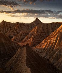 incredible landscapes in the royal bardenas of Navarre