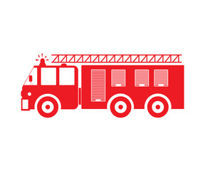 Fototapeta premium Firetruck SVG, Fire service SVG, Fire Truck, Fire Truck Vector, Fire Truck Symbol, Fire truck vector illustration