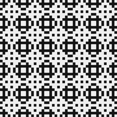 Fototapeta premium Abstract Cross Pattern Dots Logo generative computational art illustration