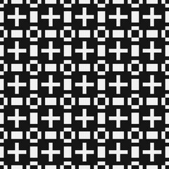 Abstract Cross Pattern Dots Logo generative computational art illustration