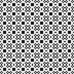 Fototapeta premium Abstract Cross Pattern Dots Logo generative computational art illustration