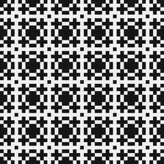 Fototapeta premium Abstract Cross Pattern Dots Logo generative computational art illustration