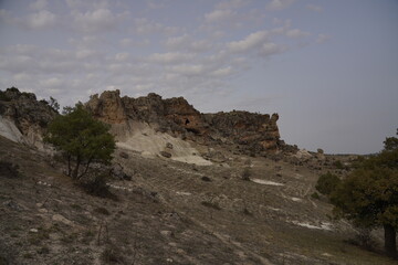 Phrygian valley ancient habitat valley view