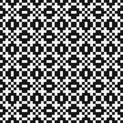 Fototapeta premium Abstract Cross Pattern Dots Logo generative computational art illustration