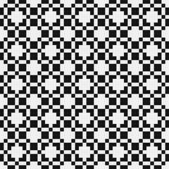 Fototapeta premium Abstract Cross Pattern Dots Logo generative computational art illustration