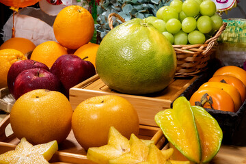 Hong Kong 2020 : Some Traditional Fruits Of The Mid-Autumn Festival