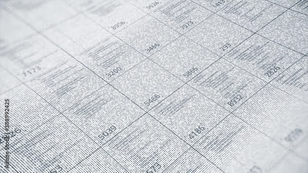 Poster abstract financial chart background. animation. abstract monochrome graphs with running and changing