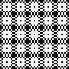 Fototapeta premium Abstract Cross Pattern Dots Logo generative computational art illustration